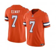 Wholesale Cheap Men's Denver Broncos #7 John Elway Orange 2023 F.U.S.E. Vapor Untouchable Football Stitched Jersey