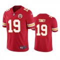 Wholesale Cheap Men's Kansas City Chiefs #19 Kadarius Toney Red Vapor Untouchable Limited Stitched Football Jersey