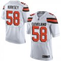 Wholesale Cheap Nike Browns #58 Christian Kirksey White Men's Stitched NFL New Elite Jersey