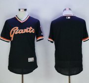 Wholesale Cheap Giants Blank Black Flexbase Authentic Collection Cooperstown Stitched MLB Jersey