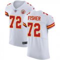 Wholesale Cheap Nike Chiefs #72 Eric Fisher White Men's Stitched NFL Vapor Untouchable Elite Jersey