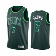 Wholesale Cheap Boston Celtics #7 Jaylen Brown Green NBA Swingman 2020-21 Earned Edition Jersey