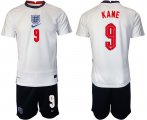 Wholesale Cheap Men 2020-2021 European Cup England home white 9 Nike Soccer Jersey
