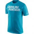 Wholesale Cheap Men's Nike Carolina Panthers Blue Wordmark T-Shirt