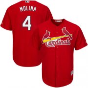 Wholesale Cheap Cardinals #4 Yadier Molina Red Cool Base Stitched Youth MLB Jersey