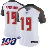 Wholesale Cheap Nike Buccaneers #19 Breshad Perriman White Women's Stitched NFL 100th Season Vapor Limited Jersey