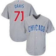Wholesale Cheap Cubs #71 Wade Davis Grey Road Stitched Youth MLB Jersey