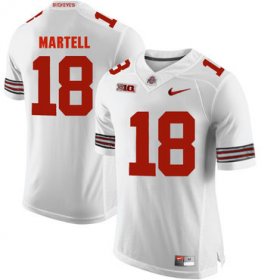 Wholesale Cheap Ohio State Buckeyes 18 Tate Martell White College Football Jersey