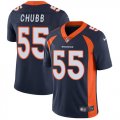 Wholesale Cheap Nike Broncos #55 Bradley Chubb Navy Blue Alternate Men's Stitched NFL Vapor Untouchable Limited Jersey