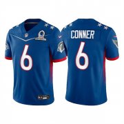 Wholesale Cheap Men's Arizona Cardinals #6 James Conner 2022 Royal NFC Pro Bowl Stitched Jersey
