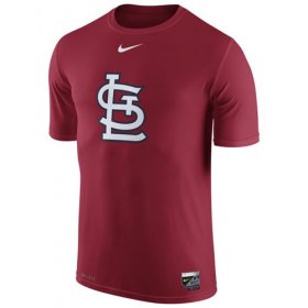 Wholesale Cheap St.Louis Cardinals Nike Authentic Collection Legend Logo 1.5 Performance T-Shirt Red