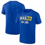 Wholesale Cheap Men's Los Angeles Rams Blue x Bud Light T-Shirt
