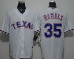 Wholesale Cheap Rangers #35 Cole Hamels White New Cool Base Stitched MLB Jersey