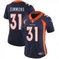 Wholesale Cheap Nike Broncos #31 Justin Simmons Blue Alternate Women's Stitched NFL Vapor Untouchable Limited Jersey