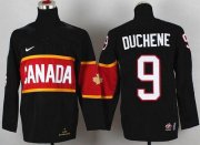 Wholesale Cheap Team Canada 2014 Olympic #9 Matt Duchene Black Stitched Youth NHL Jersey