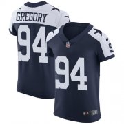 Wholesale Cheap Nike Cowboys #94 Randy Gregory Navy Blue Thanksgiving Men's Stitched NFL Vapor Untouchable Throwback Elite Jersey
