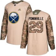 Wholesale Cheap Adidas Sabres #29 Jason Pominville Camo Authentic 2017 Veterans Day Stitched NHL Jersey