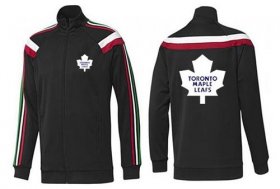 Wholesale Cheap NHL Toronto Maple Leafs Zip Jackets Black-2