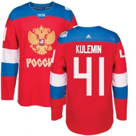 Wholesale Cheap Team Russia #41 Nikolay Kulemin Red 2016 World Cup Stitched NHL Jersey