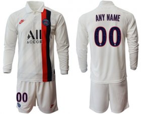Wholesale Cheap Paris Saint-Germain Personalized Away Long Sleeves Soccer Club Jersey