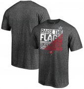 Wholesale Cheap Men's Tampa Bay Buccaneers Fanatics Branded Heathered Charcoal Super Bowl LV Champions Celebration Parade T-Shirt