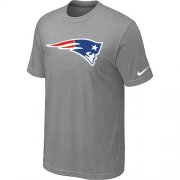 Wholesale Cheap New England Patriots Sideline Legend Authentic Logo Dri-FIT Nike NFL T-Shirt Light Grey