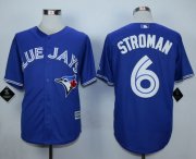 Wholesale Cheap Blue Jays #6 Marcus Stroman Blue New Cool Base Stitched MLB Jersey