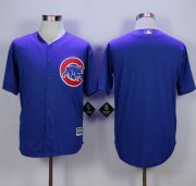 Wholesale Cheap Cubs Blank Blue New Cool Base Stitched MLB Jersey