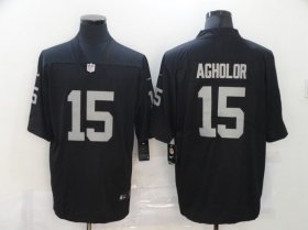 Wholesale Cheap Men\'s Las Vegas Raiders #15 Nelson Agholor Black 2017 Vapor Untouchable Stitched NFL Nike Limited Jersey