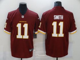 Wholesale Cheap Men\'s Washington Redskins #11 Alex Smith Burgundy Red NEW 2020 Vapor Untouchable Stitched NFL Nike Limited Jersey