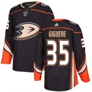 Wholesale Cheap Adidas Ducks #35 Jean-Sebastien Giguere Black Home Authentic Stitched NHL Jersey