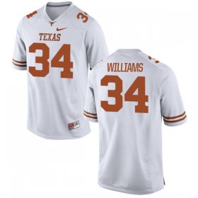 Wholesale Cheap Men\'s Texas Longhorns 34 Ricky Williams White Nike College Jersey