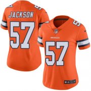 Wholesale Cheap Nike Broncos #57 Tom Jackson Orange Women's Stitched NFL Limited Rush Jersey