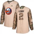 Wholesale Cheap Adidas Islanders #2 Nick Leddy Camo Authentic 2017 Veterans Day Stitched NHL Jersey
