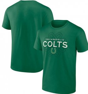 Wholesale Cheap Men\'s Indianapolis Colts Kelly Green Celtic Knot T-Shirt