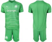 Wholesale Cheap Marseille Blank Green Goalkeeper Soccer Club Jersey