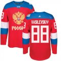 Wholesale Cheap Team Russia #88 Andrei Vasilevskiy Red 2016 World Cup Stitched NHL Jersey