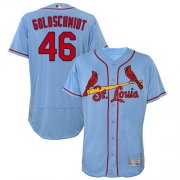 Wholesale Cheap Cardinals #46 Paul Goldschmidt Light Blue Flexbase Authentic Collection Stitched MLB Jersey