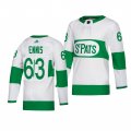 Wholesale Cheap Maple Leafs #63 Tyler Ennis adidas White 2019 St. Patrick's Day Authentic Player Stitched NHL Jersey