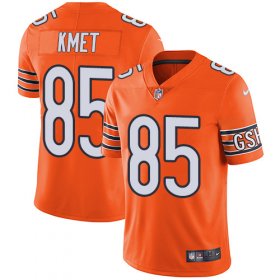 Wholesale Cheap Nike Bears #85 Cole Kmet Orange Men\'s Stitched NFL Limited Rush Jersey