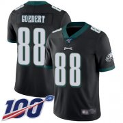 Wholesale Cheap Nike Eagles #88 Dallas Goedert Black Alternate Men's Stitched NFL 100th Season Vapor Limited Jersey