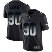 Wholesale Cheap Nike Cowboys #90 Demarcus Lawrence Black Men's Stitched NFL Vapor Untouchable Limited Smoke Fashion Jersey