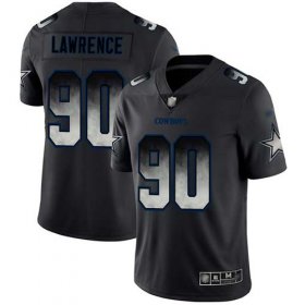 Wholesale Cheap Nike Cowboys #90 Demarcus Lawrence Black Men\'s Stitched NFL Vapor Untouchable Limited Smoke Fashion Jersey
