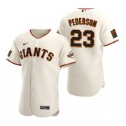 Wholesale Cheap Men's San Francisco Giants #23 Joc Pederson Cream Flex Base Stitched Jersey