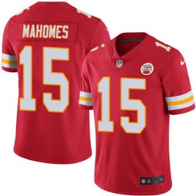 Wholesale Cheap Nike Chiefs #15 Patrick Mahomes Red Team Color Men\'s Stitched NFL Vapor Untouchable Limited Jersey