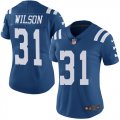 Wholesale Cheap Nike Colts #31 Quincy Wilson Royal Blue Women's Stitched NFL Limited Rush Jersey