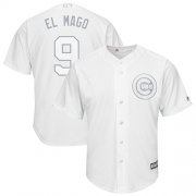 Wholesale Cheap Cubs #9 Javier Baez White "El Mago" Players Weekend Cool Base Stitched MLB Jersey