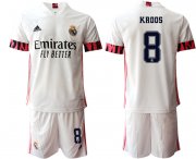 Wholesale Cheap Men 2020-2021 club Real Madrid home 8 white Soccer Jerseys1