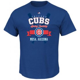 Wholesale Cheap Chicago Cubs Majestic 2016 Heart and Soul Spring Training T-Shirt Royal