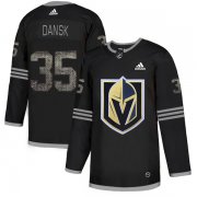 Wholesale Cheap Adidas Golden Knights #35 Oscar Dansk Black Authentic Classic Stitched NHL Jersey